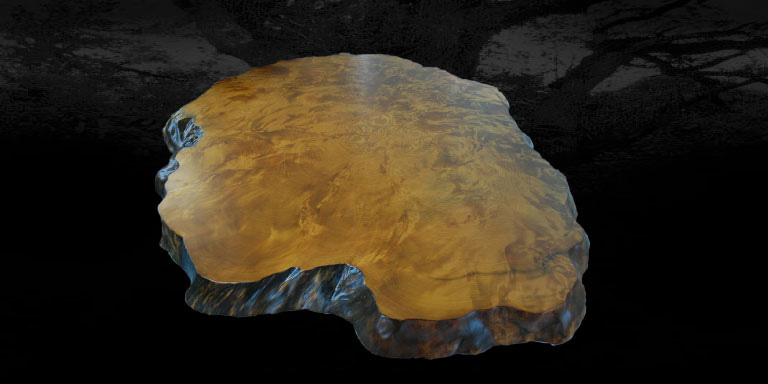 テーブル<br>極上油瘤材使用の画像